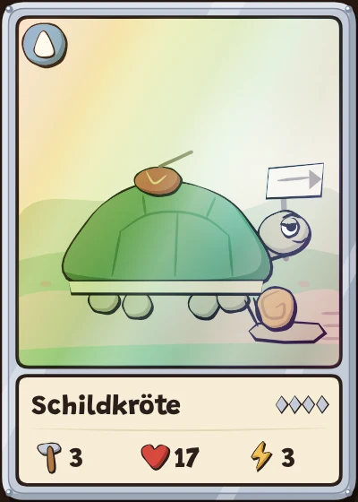 Schildkröte mit Bildfolie