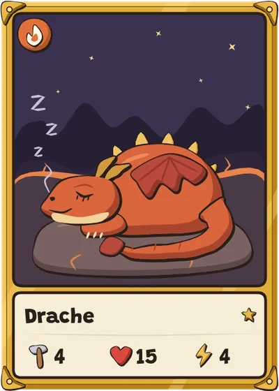 Karte Drache in Stufe Legendär