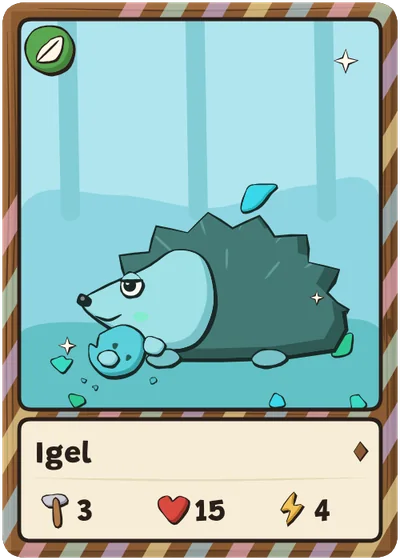 Igel als Glanzform