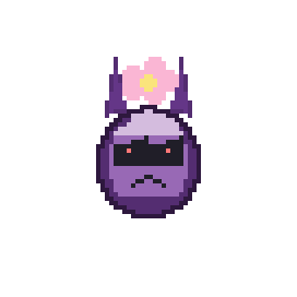Amethystflatterling — schlank · geringelt · Hörner · Blüte