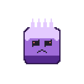 Amethystkruste — groß · gescheckt · Kamm