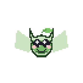 Blattkobold — winzig · Bauchbinde · Flügel · Blatt