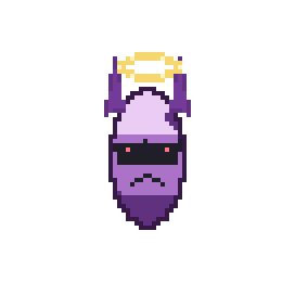 Amethystrankling — schlank · gefleckt · Hörner · Kranz