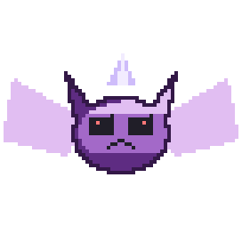 Amethystkobold — rund · zweifarbig · Flügel · Kristall
